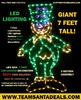 DEAL010: 7 Foot Leprechaun LED Lighted Outdoor Saint Patricks Day Decoration